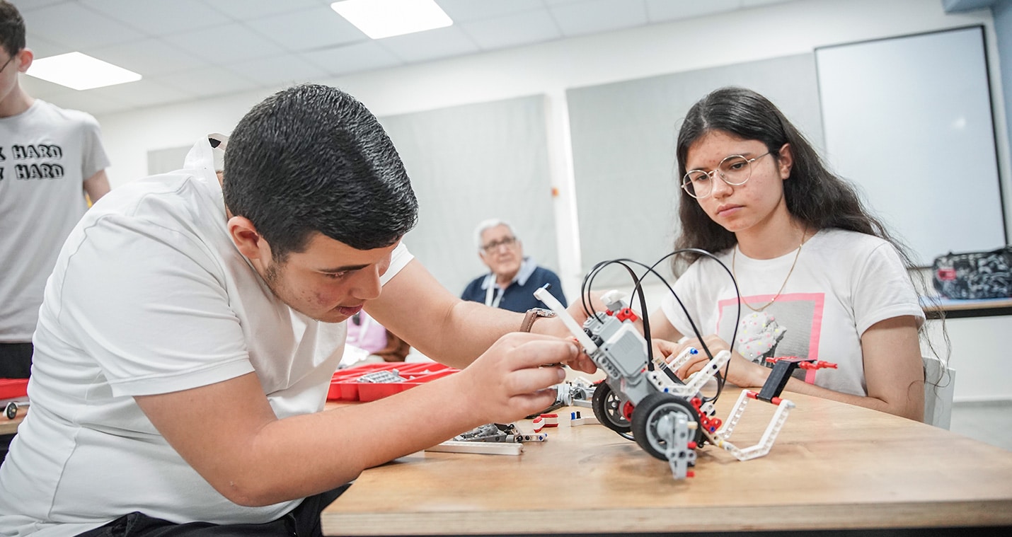 Robotics program in Kiryat Yam, Israel.