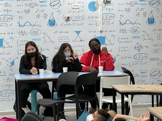 Entrepreneurship class in Kiryat Yam, Israel.