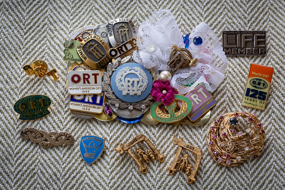 ORT Pins Judy Levin