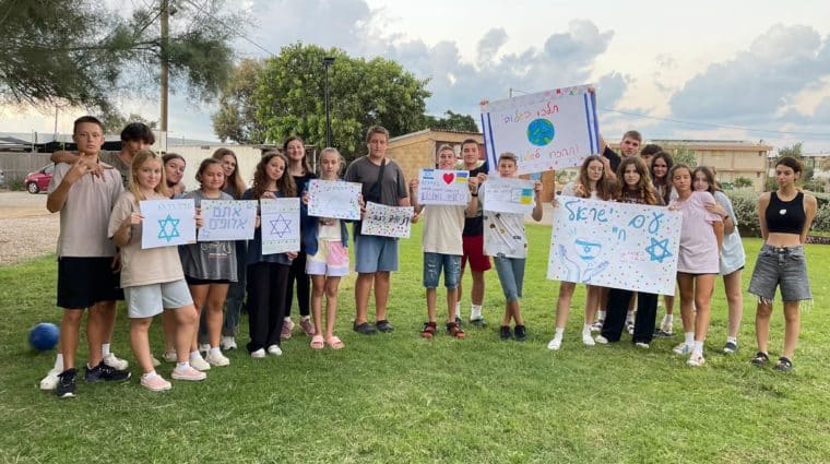 Boarding students in Kfar Silver