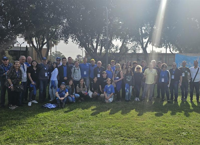 JFNA and Detroit Board members visit Kfar Silver Youth Village in Israel