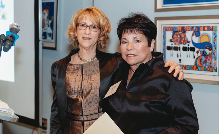 Terry Schwartz and Lesley Berman.